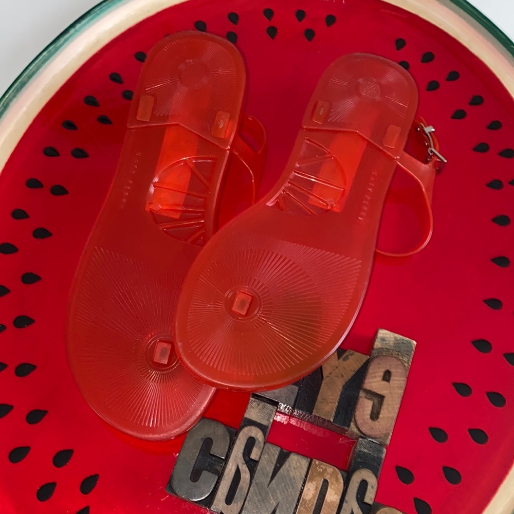 KATY PERRY COLLECTIONS Watermelon🍉 Jelly Sandals - Picture 11 of 12
